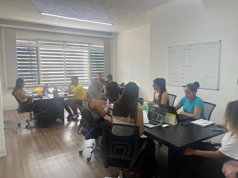 Equipe Capital Return em reunião